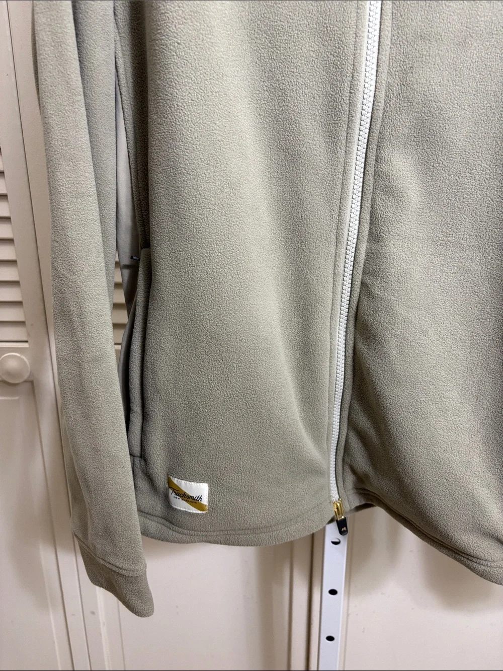 Tracksmith Men's Franklin Fleece Full Zip Athletic Running Jacket Medium